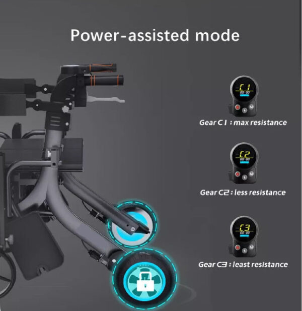 ACE Motorised Chair Rollator - Image 7