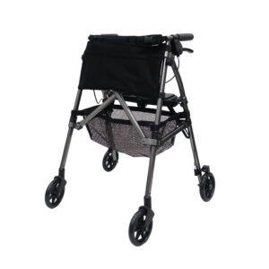 EZ Fold-N-Go Rollator (Black Walnut)