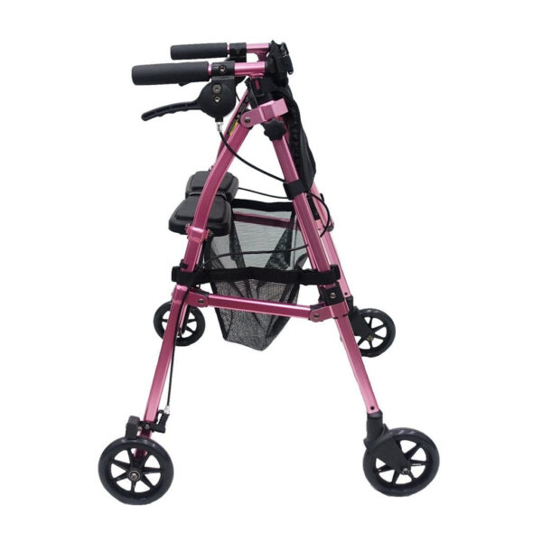 EZ Fold-N-Go Rollator (Black Walnut) - Image 9