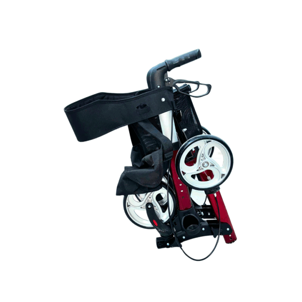 Euro 4-Wheel Foldable Aluminium Rollator - Image 4